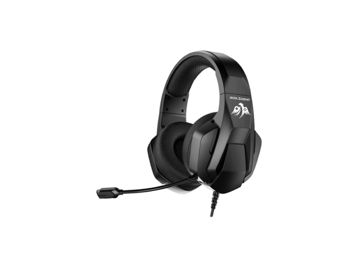 Fone de ouvido gamer G8 Coolsound com microfone, preto