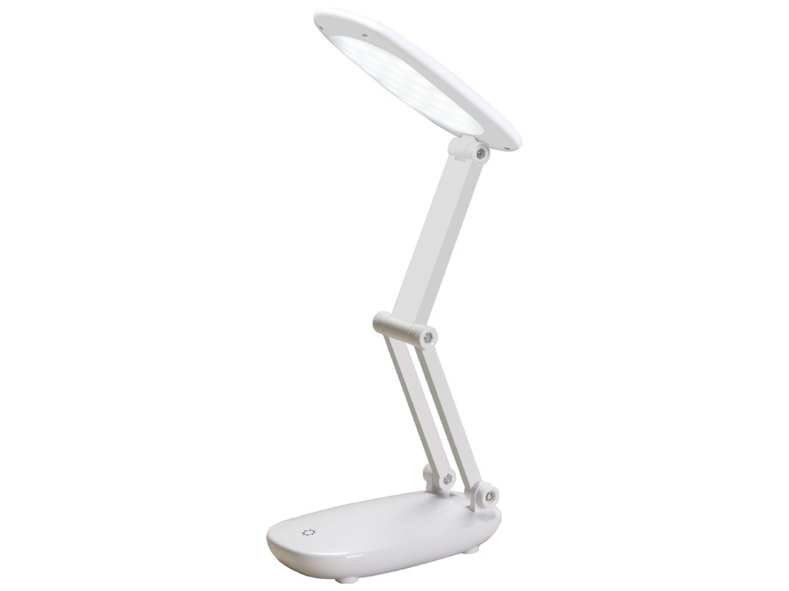 Luminária De Mesa Articulada De Vários Eixos Com Braço Longo, Superfície Luminosa Ampla Anti-ofuscante, Portátil Para Estudantes