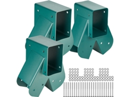 Conector de balanço VEVOR 3 peças de suporte de balanço em aço carbono, verde