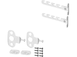 Pacote Com 2 Ganchos Para Abridor De Janelas Com 4 Trilhos, Ferramentas Diy Para Crianças Com Parafusos Para Janela De Casa Db Aquaforge