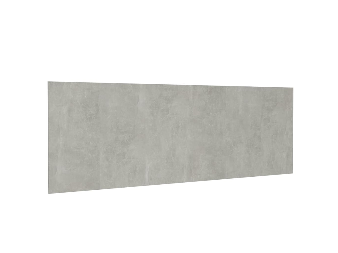 Cabeceira de Parede MAISON EXCLUSIVE Derivados Madeira Concreto Cinza 240x1,5x80 cm