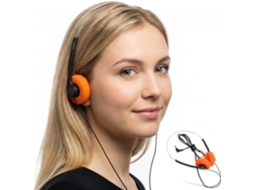 Générique Casque Audio Rétro Léger Orange Com Coussinets E Esponja De Pvc, Écouteurs Filaires Educativos Para