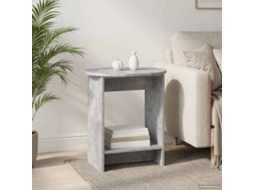 Vidaxl Mesa Lateral Cinzento Cimento 50 X 39,5 X 55 Cm