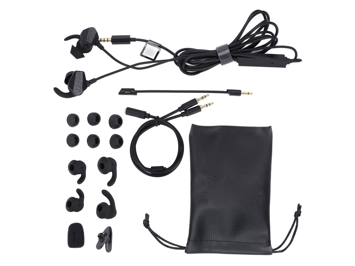 Fones de Ouvido para Jogos Taidu Ths109 Silver Knight Fones de Ouvido com Fio para Jogos EOOCOO (intra auriculares com Microfone)
