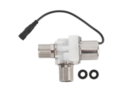 Válvula solenoide de pulso de água plástica G1/2 DC 6v para controle automático S/MARCA