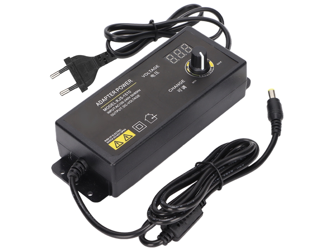 Aetheria adaptador de Energia Regulável 3 24v 4a 90w com Display Led Digital Plug Ue