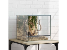 Vidaxl Terrário Com Armazenamento Transparente 30 X 30 X 30 Cm Vidro