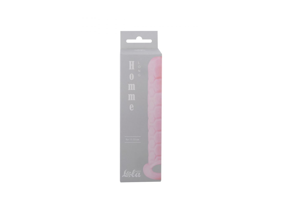 Manga de Pênis Rosa Longo Por 11-15 Cm HOMME