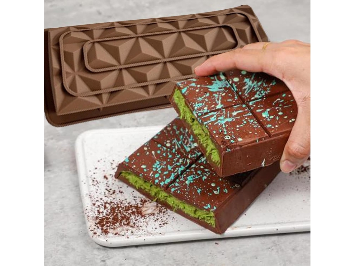 Forma de Silicone Funda Barras de Confeitaria, Alimentos E Sobremesas.