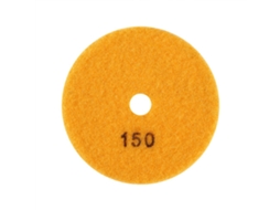 Disco de polimento diamantado úmido de 100 mm (4") para granito, mármore e pedra (grão 150)