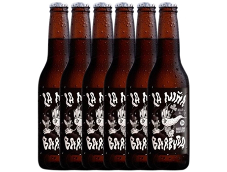 Cerveja BARCELONA BEER La Niña Barbuda Brown Ale 0.33L (6 unidades)