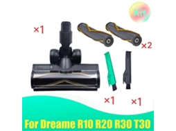 Aspirador Electric Chão Escova+2xroller Escova Para R10 R20 R30 T30 Soft Rolo Cabeça Com Le