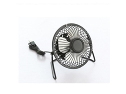 Ventilador, Mini, Preto, Usb, 45 Db, Com Suporte Preto