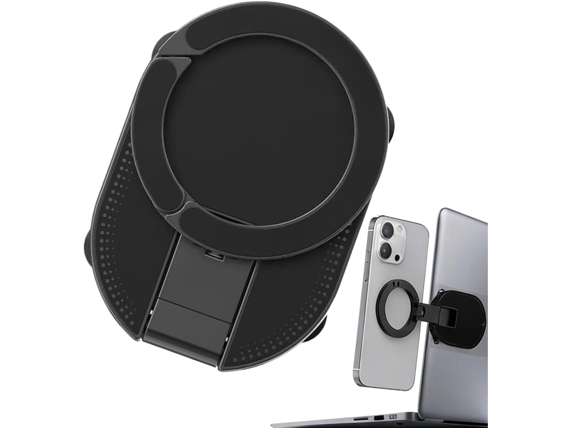 Suporte Magnético Para Celular, Rotação De 360°, Dobrável E Antiderrapante.