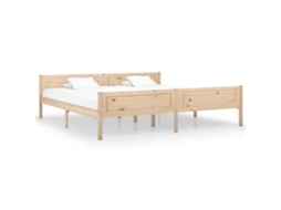 Vidaxl Estrutura De Cama 200x200 Cm Madeira De Pinho Maciça