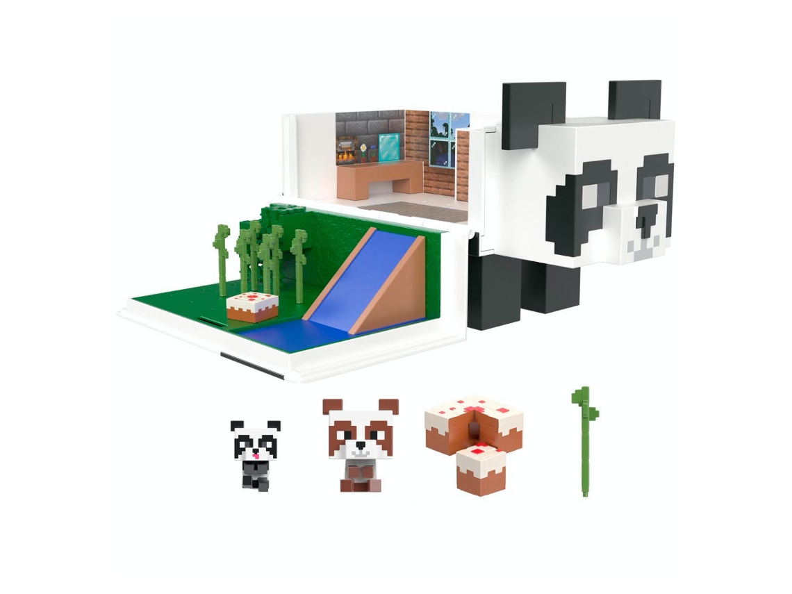 Minecraft Minis Panda Casa de Jogos