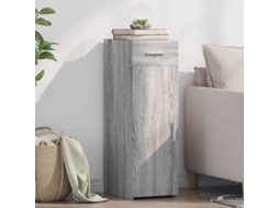 Vidaxl Aparador 30x42,5x93 Cm Derivados De Madeira Cinzento Sonoma