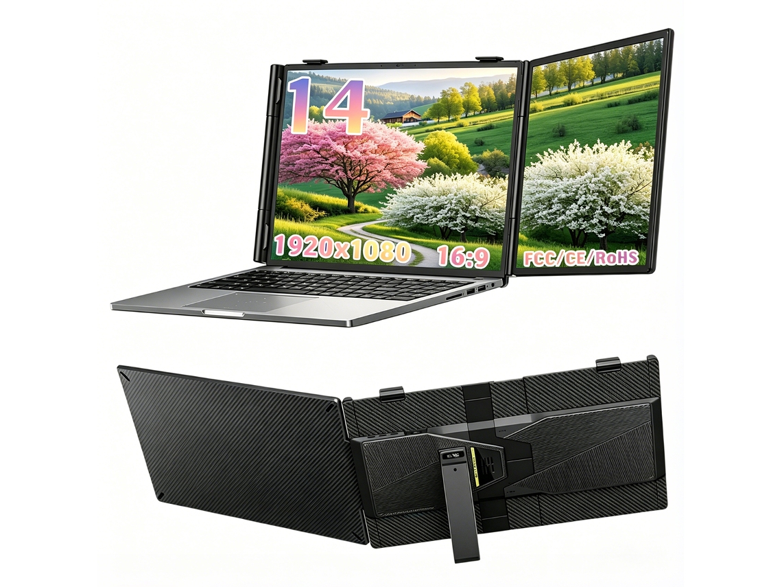 Monitor Extensor Para Portátil 14" Blackview SCM5 , 995g, Usb-c Pd, Compatível Com Windows E Mac