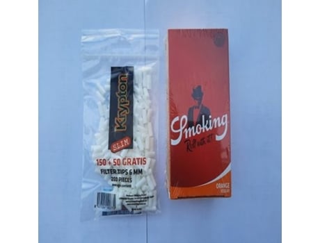 Short Orange Smoking 4000 Filtros Krypton Slim (70mm)