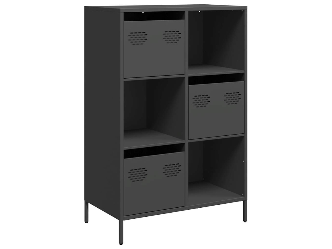 Highboard, Highboards Vidaxl Preto Metal (n/a)