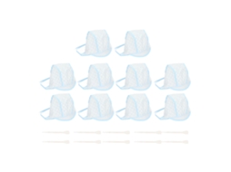 2026 10pcs Gorro de Tinte de Pelo Desechable para Mechones Y Coloreado En Casa Peluquería