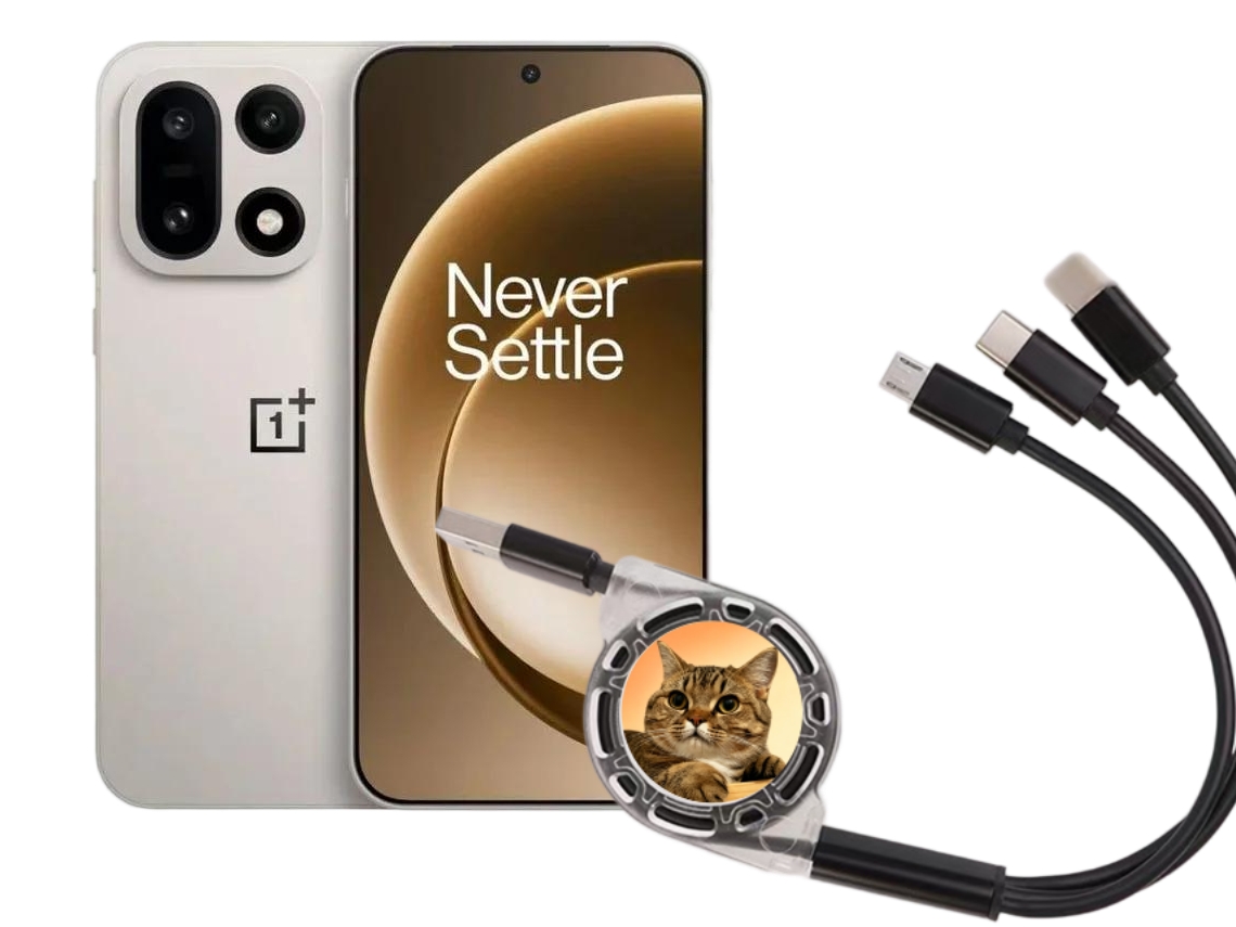 Smartphone ONEPLUS 15 5g cabo de Dados 3 em 1 Oferecido (6.78'' 12 Gb 256 Gb Areia)