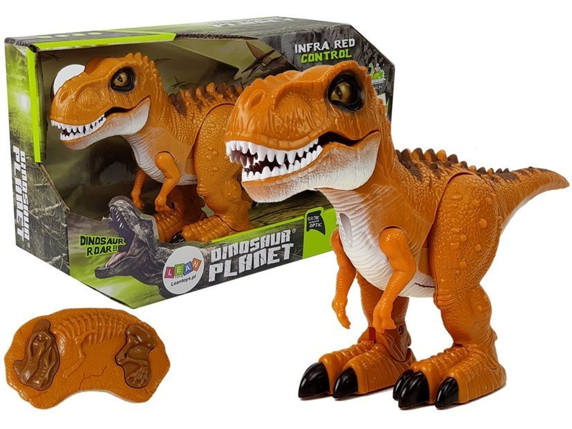 Dinossauro Comando R/c Bronze Som Luz B.active