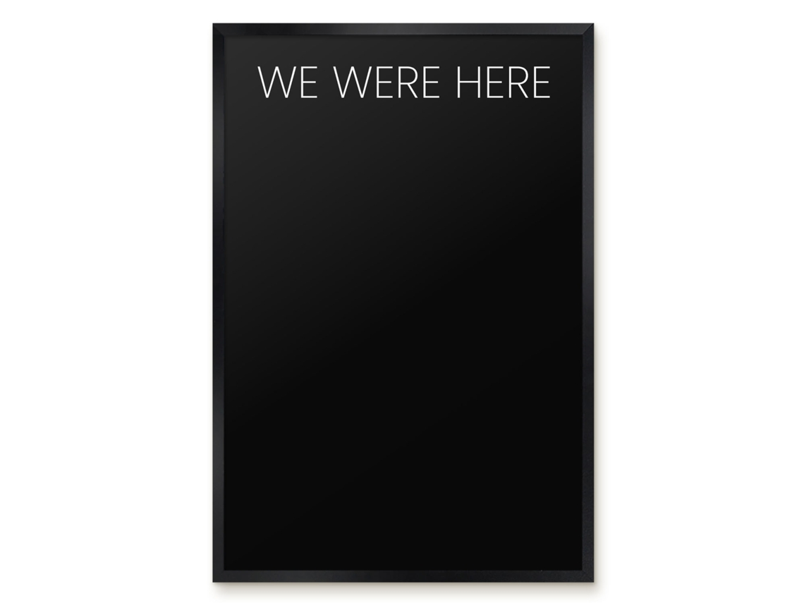 Quadro de parede magnético "We Were Here For The Office" Espelharte (40x60 cm)