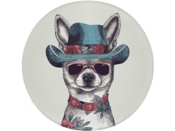 Almofada Redonda Para Assento, Chapéu E Cadeira Com Formato De Chihuahua, Antiderrapante, Removível, Para Cadeira