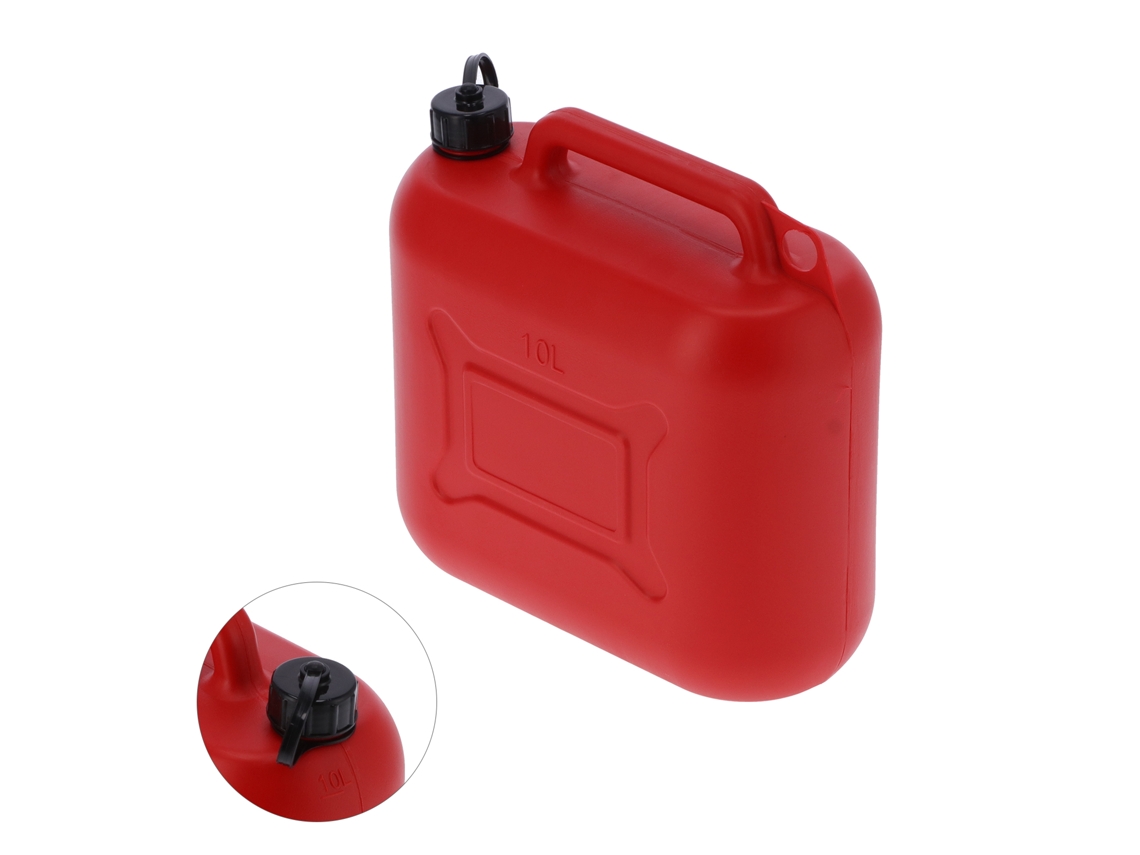 Laxiscreed Bidão Portátil De Estilo Militar Em Plástico Abs Para Gasolina E Uso Industrial
