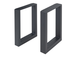 Conjunto de 2 Pés de Mesa Makers 43X30 Cm Preto [EN.CASA]
