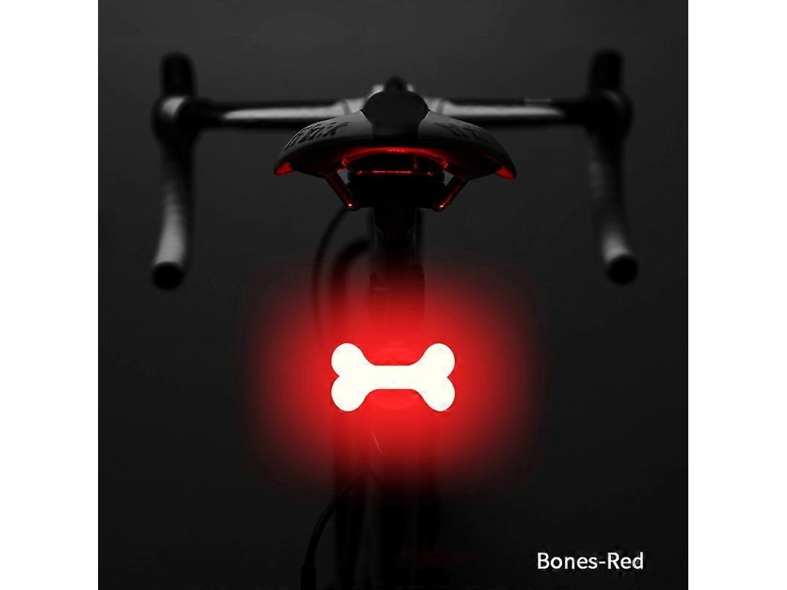 Lurelia Lanterna Traseira, Nova Luz Traseira De Bicicleta Led Em Formato De Coração, Recarregável Via Usb, À Prova D'água, Mtb.