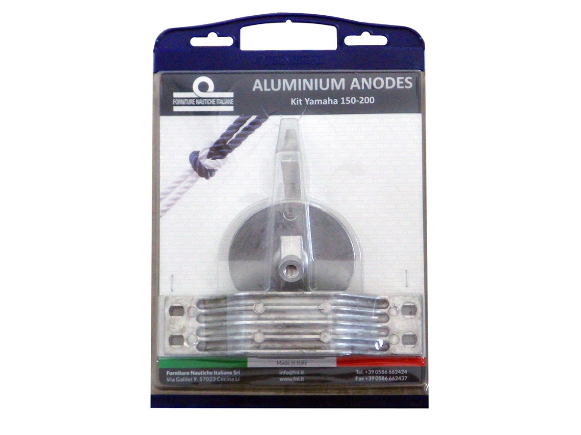 Ânodo de Alumínio Yamaha 150-200Hp Prateadotecnoseal
