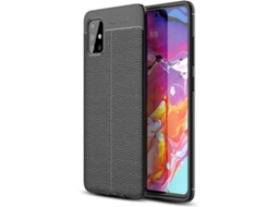 Capa e Película Samsung A51 PHONESHIELD Rugged Leather Preto