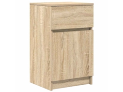 Mesa de Cabeceira MAISON EXCLUSIVE Derivados Madeira Carvalho Sonoma (39x35x65 cm)