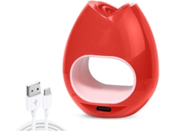 Mini Lâmpada De Led Uv Vermelha Para Unhas, Lâmpada De Gel Usb 16w Portátil, Rosa