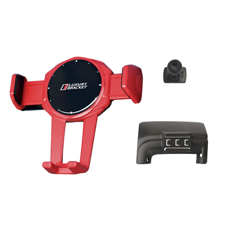 Suporte Para Celular Veicular Compatível Com Kia Sportage Kx5 2016 2017, Com Fixação Fixa E Sistema De Gravidade.