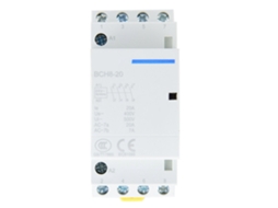 Contacto Ac Doméstico 4p 4no 20a Montagem Em Rail Din 24v