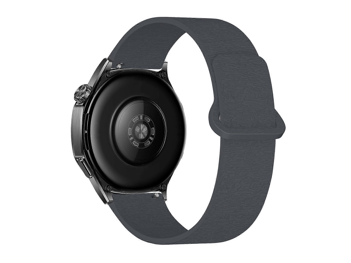 Pulseira De Relógio Em Silicone Magnético Macio Com Estampa De Madeira Cloud Wood E Fecho Reverso.