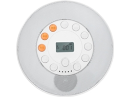 Leitor Cd Portátil Vikye Com Bluetooth, Recarregável Via Usb, Com Alto-falantes, Função Anti-pulos E Entrada