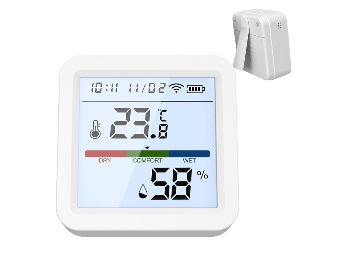Higrômetro De Interior Com Sensor Inteligente De Temperatura E Umidade