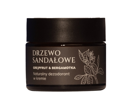 Desodorante Creme Natural Mglife De Sândalo Com Toranja Bergamota, 50 Ml