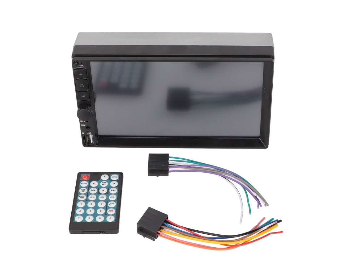 Aetheria reprodutor Mp5 Carro Estéreo Tela Táctil 7 Polegadas Bluetooth Câmera Ré Suporte