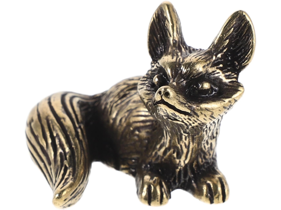 Puxadores De Armário Em Formato Animais Gaveta Vintage Latão Com Raposa E Parafusos Montagem Para Cômoda, Armário