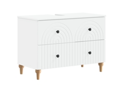 Vidaxl Armário Para Pia De Banheiro Alkmaar Branco 82 X 41 X 59 Cm