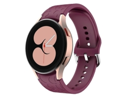 Pulseira De Silicone Com Estampa De Leopardo Em Relevo Para Samsung Galaxy Watch 6