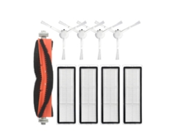 9Pcs para Xiaomi Mijia B101Cn Esfregão Escova Lateral Principal Parte Filtro Hepa