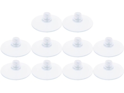 Conjunto De 10 Ventosas 5, 3cm Com Porca De Rosca M4, Almofadas Antiderrapantes Resistentes Para Vidro E Janelas