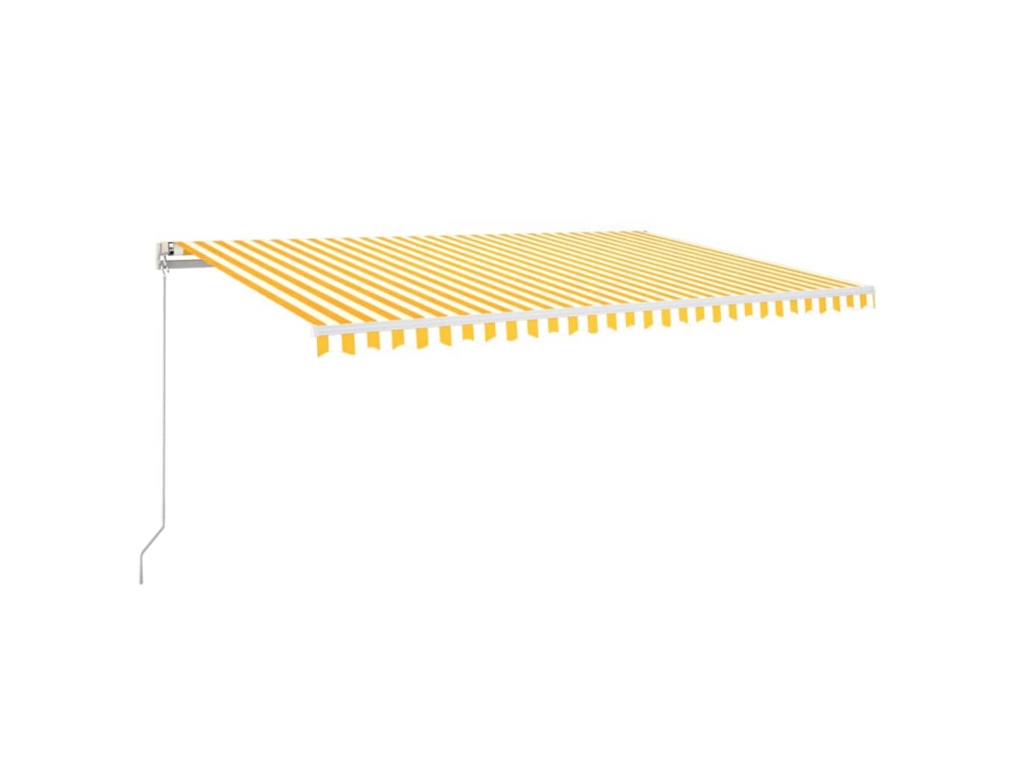 Retractable Awning, Retractable Awnings Vidaxl Amarelo Alumínio (500 X 300 Cm)