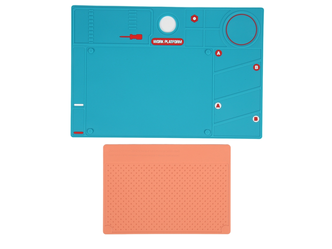 Base De Silicone Para Microscópio E Tapete De Mesa Para Reparo De Telefones Móveis, Resistentes, Isolantes E Antiestáticos.